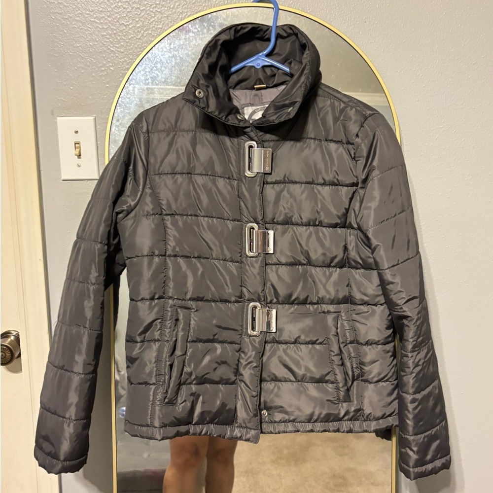 Michael Kors Gray Puffer Jacket